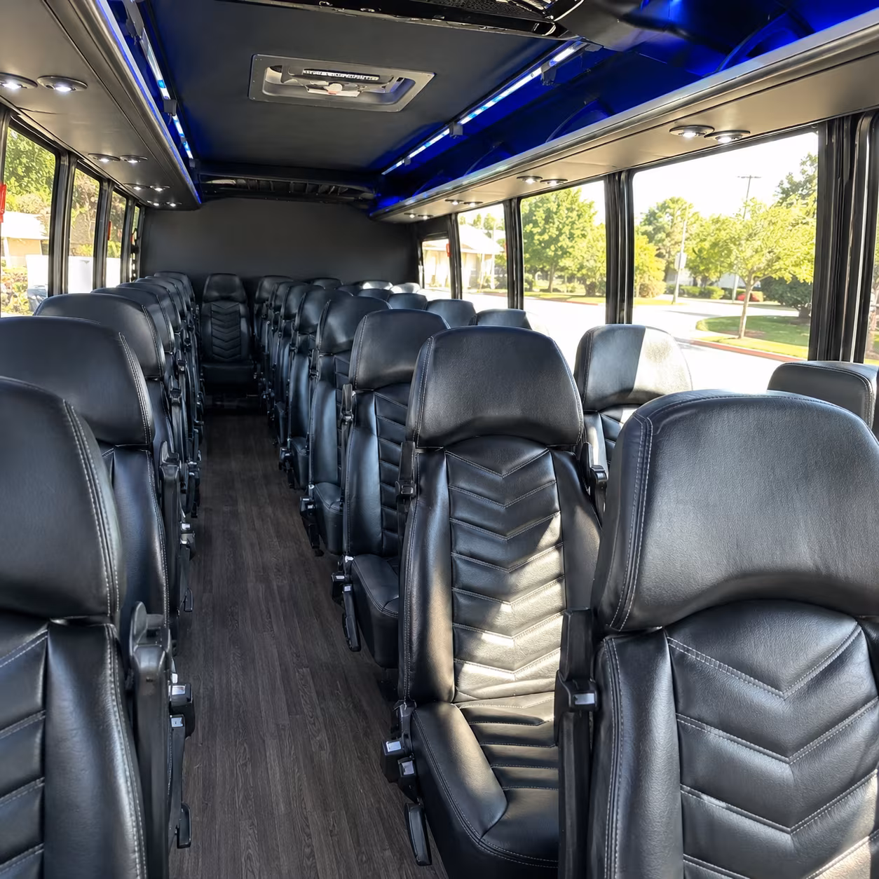 port st lucie 25 passenger minibus interior