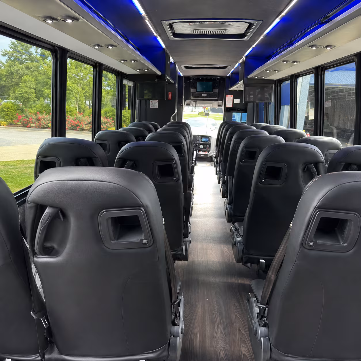 port st lucie 28 passenger minibus interior