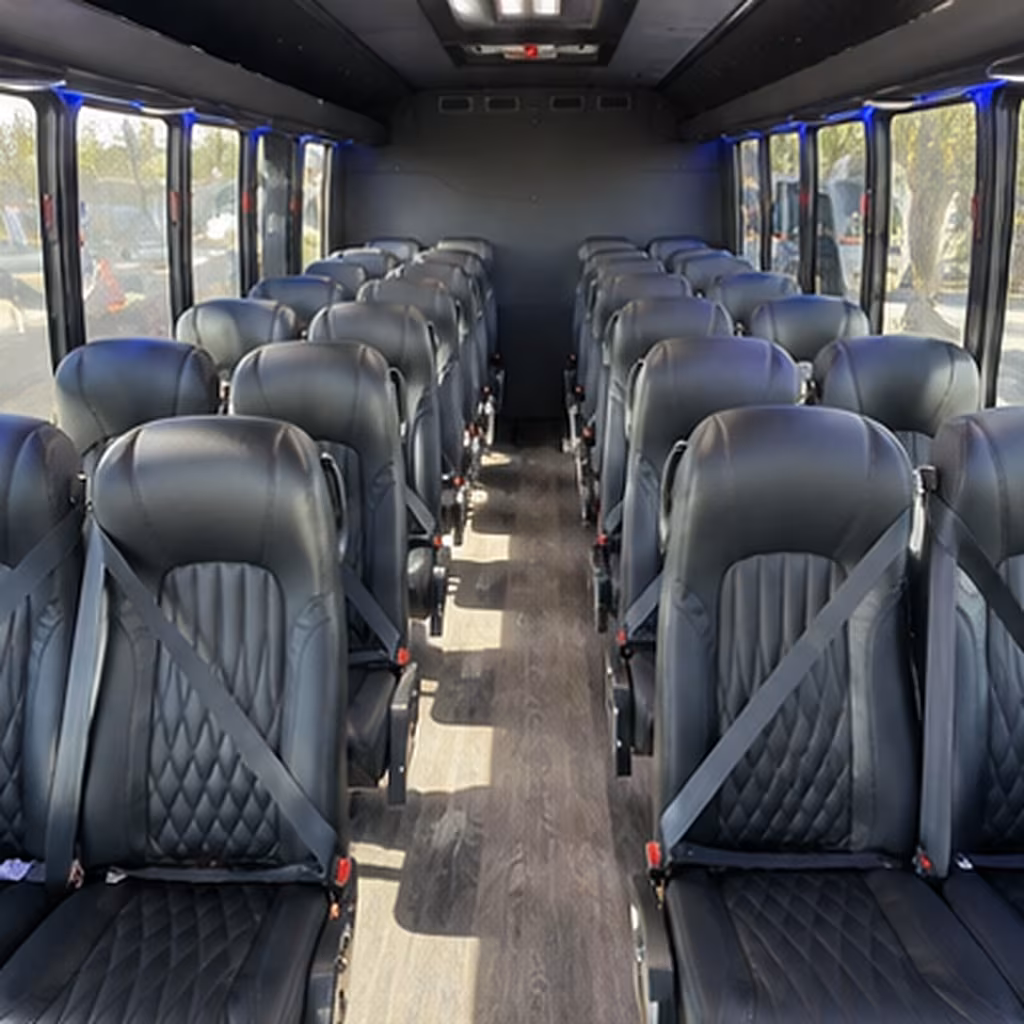 port st lucie 35 passenger minibus interior