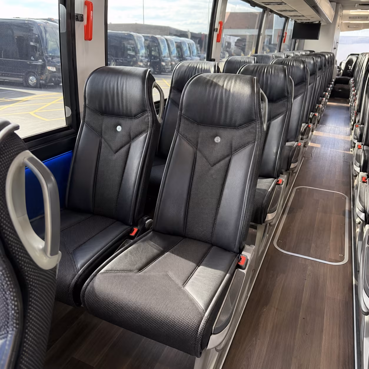 port st lucie 40 passenger charter bus interior