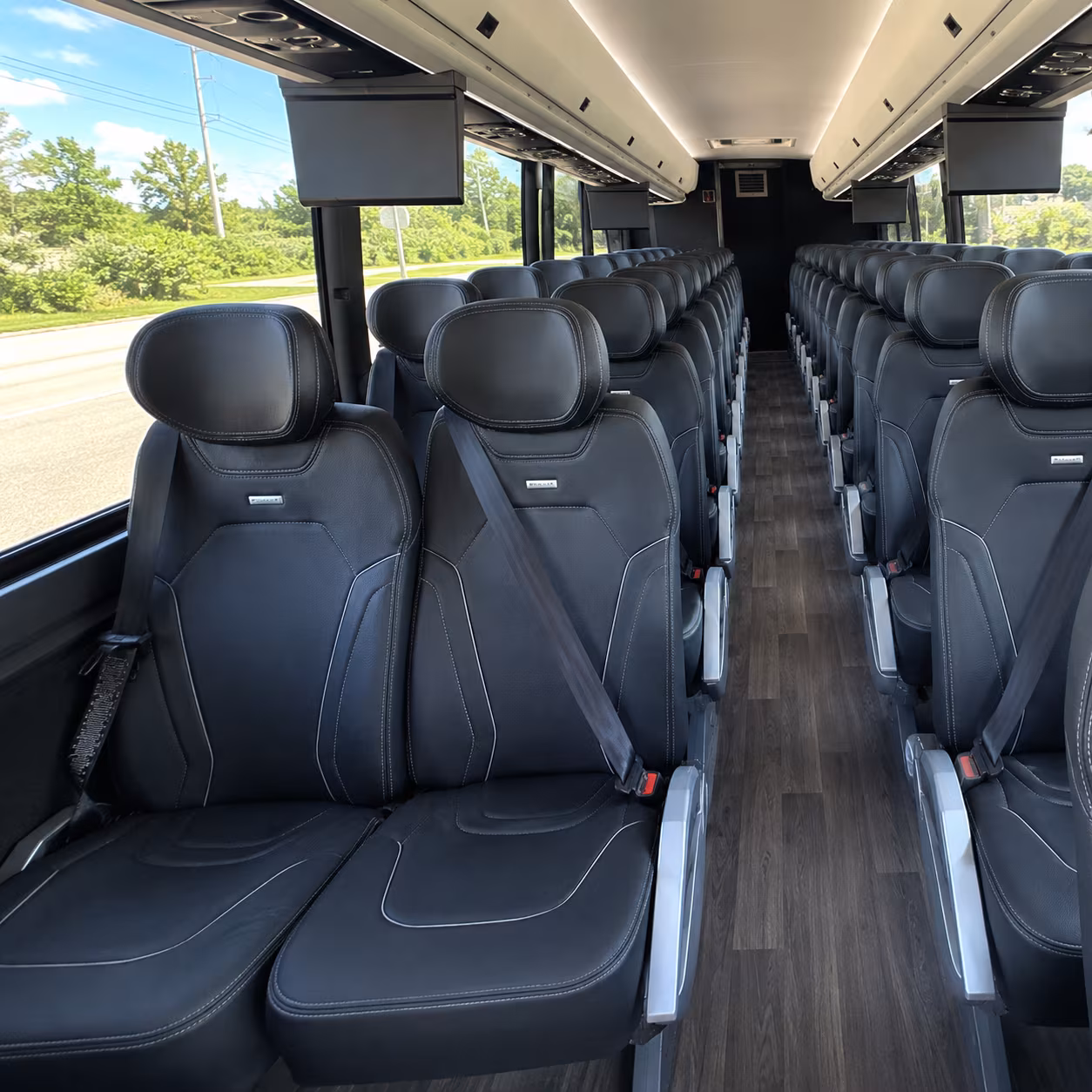 port st lucie 47 passenger charter bus inside