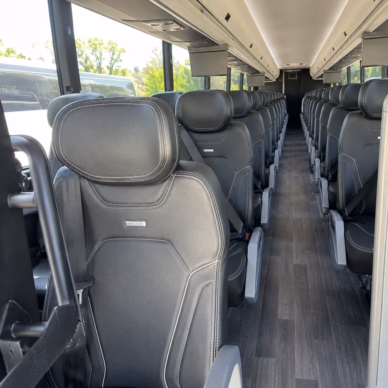 port st lucie 47 passenger charter bus interior