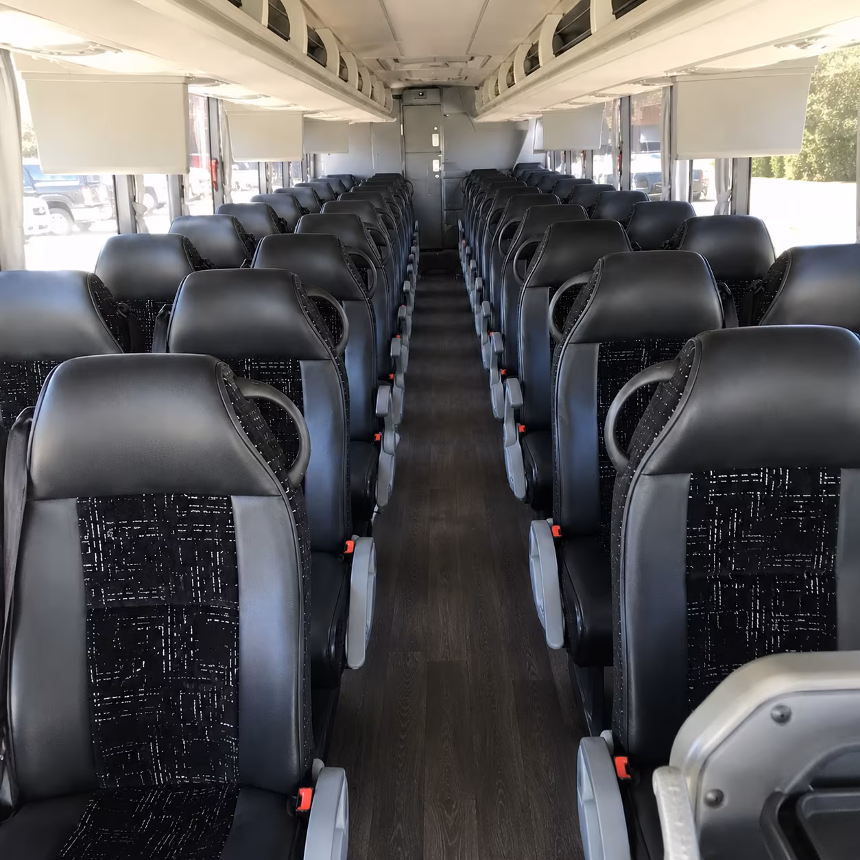 port st lucie charter bus interior