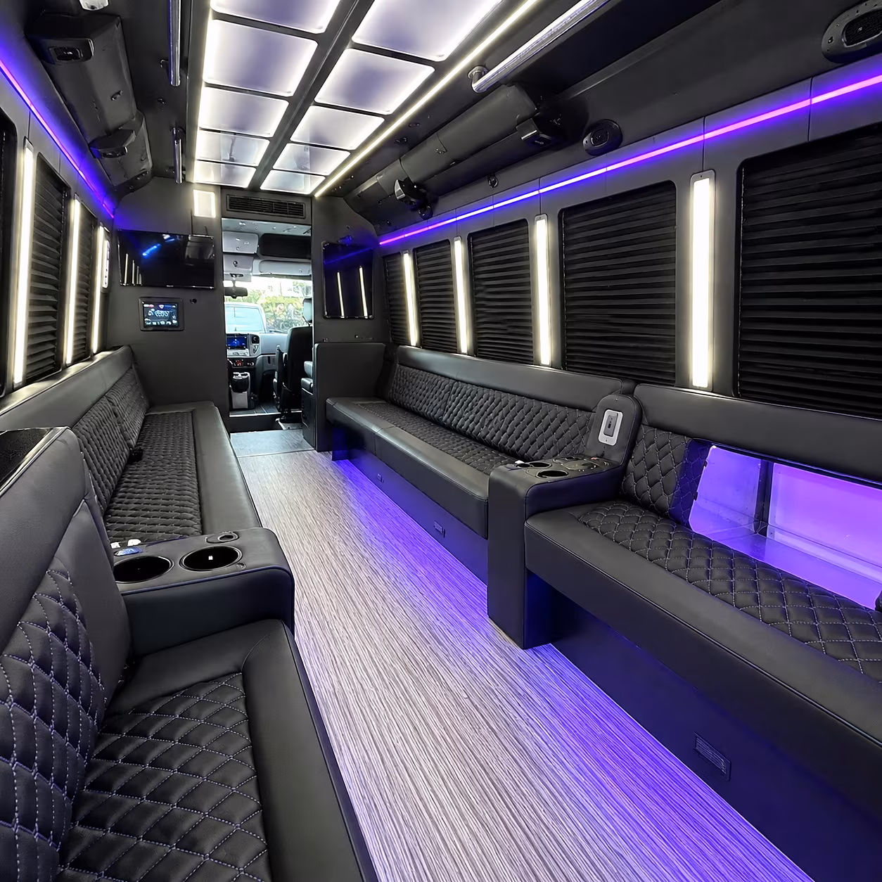 port st lucie party bus inside